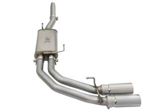 Afe - Advance Flow Engineering - 49-43079-P | AFE Power Rebel Series 3 IN to 2-1/2 IN 409 Stainless Steel Cat-Back Exhaust w/ Polish Tip (2004-2008 F150 Pickup V8-4.6/5.4L) - Image 3