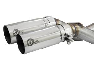 Afe - Advance Flow Engineering - 49-43080-P | AFE Power Rebel Series 3 IN to 2-1/2 IN 409 Stainless Steel Cat-Back Exhaust w/ Polish Tip (2009-2014 F150 Pickup V8-4.6L/5.4L/5.0L) - Image 3