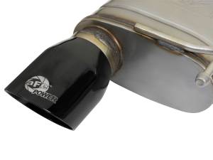 Afe - Advance Flow Engineering - 49-43085-B | AFE Power MACH Force-Xp 2-1/2 IN 409 Stainless Steel Axle-Back Exhaust System w/Black Tip (2015-2021 Mustang L4-2.3L t & V6-3.7L ) - Image 3
