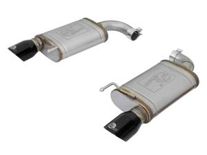 Afe - Advance Flow Engineering - 49-43085-B | AFE Power MACH Force-Xp 2-1/2 IN 409 Stainless Steel Axle-Back Exhaust System w/Black Tip (2015-2021 Mustang L4-2.3L t & V6-3.7L ) - Image 2