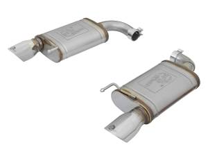 Afe - Advance Flow Engineering - 49-43085-P | AFE Power MACH Force-Xp 2-1/2 IN 409 Stainless Steel Axle-Back Dual Exhaust w/Polished Tips (2015-2021 Mustang L4-2.3L t & V6-3.7L ) - Image 2