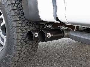 Afe - Advance Flow Engineering - 49-43091-B | AFE Power Rebel Series 3 IN 409 Stainless Steel Cat-Back Exhaust System w/Black Tip (2017-2020 F150 Pickup V6-3.5L tt) - Image 8