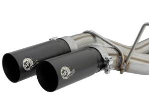 Afe - Advance Flow Engineering - 49-43091-B | AFE Power Rebel Series 3 IN 409 Stainless Steel Cat-Back Exhaust System w/Black Tip (2017-2020 F150 Pickup V6-3.5L tt) - Image 4