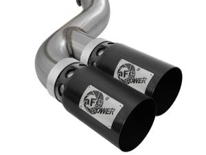 Afe - Advance Flow Engineering - 49-43102-B | AFE Power Rebel XD Series 4 IN 409 Stainless Steel DPF-Back Exhaust w/Dual Black Tips (2017-2024 F250, F350 Super Duty V8-6.7L td) - Image 3
