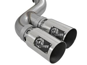 Afe - Advance Flow Engineering - 49-43102-P | AFE Power Rebel XD Series 4 IN 409 Stainless Steel DPF-Back Exhaust w/Dual Polished Tips (2017-2024 F250, F350 Super Duty V8-6.7L td) - Image 5