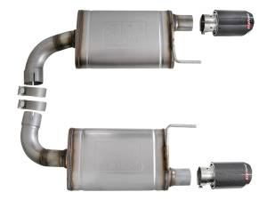 Afe - Advance Flow Engineering - 49-43105-C | AFE Power Mach Force Xp Stainless Steel Axle Back Exhaust System w/ Carbon Tips (2015-2017 Mustang V8-5.0L) - Image 2