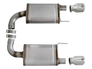 Afe - Advance Flow Engineering - 49-43105-P | AFE Power Mach Force Xp Stainless Steel Axle Back Exhaust System w/ Polished Tips (2015-2017 Mustang V8-5.0L) - Image 2