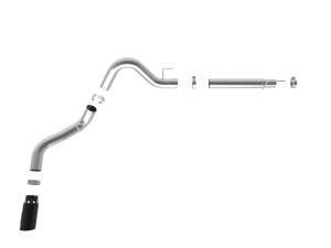 Afe - Advance Flow Engineering - 49-43106-B | AFE Power Large Bore-HD 4 IN 409 Stainless Steel DPF-Back Exhaust System w/ Black Tip (2018-2020 F150 Pickup V6-3.0L td) - Image 2