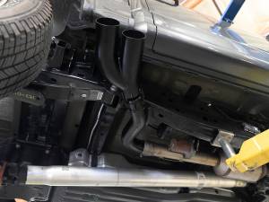 Afe - Advance Flow Engineering - 49-43108-B | AFE Power Rebel 409 Stainless Steel DPF-Back Exhaust System w/ Dual Black Tips (2018-2021 F150 Pickup V6-3.0L td) - Image 3