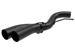 49-43108-B | AFE Power Rebel 409 Stainless Steel DPF-Back Exhaust System w/ Dual Black Tips (2018-2021 F150 Pickup V6-3.0L td)