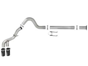 Afe - Advance Flow Engineering - 49-43120-B | AFE Power Rebel XD Series 4 IN 409 Stainless Steel DPF-Back Exhaust w/Dual Black Tips (2011-2014 F250, F350 Super Duty V8-6.7L td) - Image 2