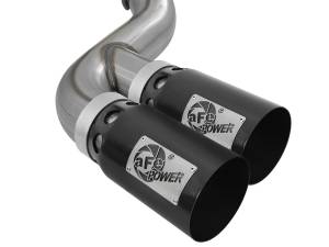 Afe - Advance Flow Engineering - 49-43121-B | AFE Power Rebel XD Series 4 IN 409 Stainless Steel DPF-Back Exhaust w/Dual Black Tips (2011-2014 F250, F350 Super Duty V8-6.7L td) - Image 3