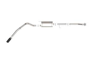 Afe - Advance Flow Engineering - 49-43125-B | AFE Power Apollo GT Series 3 IN to 3-1/2 IN 409 SS Cat-Back Exhaust System w/ Black Tip (2021-2024 F150 Pickup V6-2.7L/3.5L tt/V8-5.0L) - Image 2
