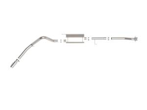 Afe - Advance Flow Engineering - 49-43125-P | AFE Power Apollo GT Series 3 IN to 3-1/2 IN 409 SS Cat-Back Exhaust System w/ Polish Tip (2021-2024 F150 Pickup V6-2.7L/3.5L tt/V8-5.0L) - Image 2