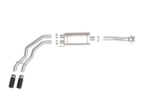 Afe - Advance Flow Engineering - 49-43128-B | AFE Power Rebel Series 3 IN to 2-1/2 IN 409 Stainless Steel Cat-Back Exhaust w/Black Tip (2021-2024 F150 Pickup V6-2.7L/3.5L tt/V8-5.0L) - Image 2