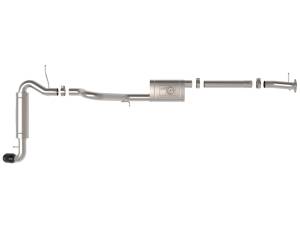 Afe - Advance Flow Engineering - 49-43136-B | AFE Power Apollo GT Series 3 IN 409 Stainless Steel Cat-Back Exhaust System w/ Black Tip (2021-2024 Bronco L4-2.3L t/V6-2.7L tt) - Image 2