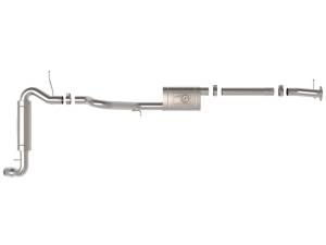 Afe - Advance Flow Engineering - 49-43136-P | AFE Power Apollo GT Series 3 IN 409 Stainless Steel Cat-Back Exhaust System w/ Polish Tip (2021-2024 Bronco L4-2.3L t/V6-2.7L tt) - Image 2
