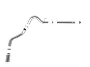 Afe - Advance Flow Engineering - 49-43143-P | AFE Power Large Bore-HD 4 IN 409 Stainless Steel DPF-Back Exhaust System w/ Polished Tip (2021-2021 F150 Pickup V6-3.0L td ) - Image 2