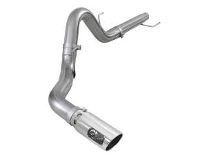 49-43143-P | AFE Power Large Bore-HD 4 IN 409 Stainless Steel DPF-Back Exhaust System w/ Polished Tip (2021-2021 F150 Pickup V6-3.0L td )