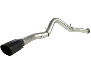 Afe - Advance Flow Engineering - 49-44040-B | AFE Power Large Bore-HD 5 IN 409 Stainless Steel DPF-Back Exhaust System w/Black Tip (2007-2010 Silverado, Sierra 2500 HD, 3500 HD V8-6.6L td) - Image 3