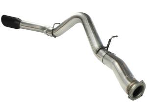 Afe - Advance Flow Engineering - 49-44040-B | AFE Power Large Bore-HD 5 IN 409 Stainless Steel DPF-Back Exhaust System w/Black Tip (2007-2010 Silverado, Sierra 2500 HD, 3500 HD V8-6.6L td) - Image 2