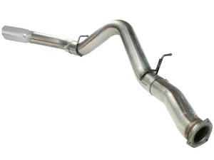 Afe - Advance Flow Engineering - 49-44040-P | AFE Power Large Bore-HD 5 IN 409 Stainless Steel DPF-Back Exhaust System w/Polished Tip (2007-2010 Silverado, Sierra 2500 HD, 3500 HD V8-6.6L td) - Image 3