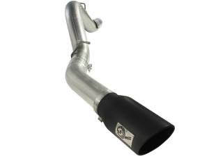 Afe - Advance Flow Engineering - 49-44041-B | AFE Power Large Bore-HD 5 IN 409 Stainless Steel DPF-Back Exhaust System w/Black Tip (2011-2016 Silverado, Sierra 2500 HD, 3500 HD V8-6.6L td) - Image 2
