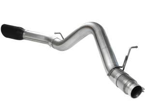 Afe - Advance Flow Engineering - 49-44041-B | AFE Power Large Bore-HD 5 IN 409 Stainless Steel DPF-Back Exhaust System w/Black Tip (2011-2016 Silverado, Sierra 2500 HD, 3500 HD V8-6.6L td) - Image 3