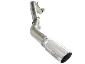Afe - Advance Flow Engineering - 49-44041-P | AFE Power Large Bore-HD 5 IN 409 Stainless Steel DPF-Back Exhaust System w/Polished Tip (2011-2016 Silverado, Sierra 2500 HD, 3500 HD V8-6.6L td) - Image 2