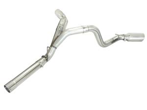 Afe - Advance Flow Engineering - 49-44043-P | AFE Power Large Bore-HD 4 IN 409 Stainless Steel DPF-Back Exhaust System w/Polished Tip (2011-2016 Silverado, Sierra 2500 HD, 3500 HD V8-6.6L td) - Image 3