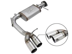 49-44061-P | AFE Power Rebel Series 3 IN 409 Stainless Steel Cat-Back Exhaust System w/Polished Tip (2015-2020 Colorado L4-2.5L/V6-3.6L)