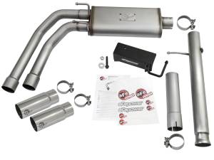 Afe - Advance Flow Engineering - 49-44062-P | AFE Power Rebel Series 3 IN to 2-1/2 IN 409 Stainless Steel Cat-Back Exhaust w/ Polish Tip (2009-2019 Silverado, Sierra 1500 V6-4.3/V8-4.8/5.3L) - Image 2