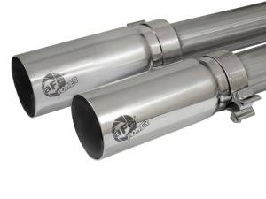 Afe - Advance Flow Engineering - 49-44062-P | AFE Power Rebel Series 3 IN to 2-1/2 IN 409 Stainless Steel Cat-Back Exhaust w/ Polish Tip (2009-2019 Silverado, Sierra 1500 V6-4.3/V8-4.8/5.3L) - Image 5