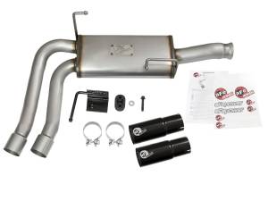 Afe - Advance Flow Engineering - 49-44070-B | AFE Power Rebel Series 3 IN to 2-1/2 IN 409 Stainless Steel Cat-Back Exhaust w/Black Tip (2009-2019 Silverado, Sierra 1500 V6-4.3/V8-4.8/5.3L) - Image 2