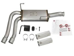 Afe - Advance Flow Engineering - 49-44070-P | AFE Power Rebel Series 3 IN to 2-1/2 IN 409 Stainless Steel Cat-Back Exhaust w/ Polish Tip (2009-2019 Silverado, Sierra 1500 V6-4.3/V8-4.8/5.3L) - Image 2