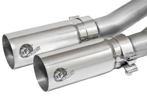Afe - Advance Flow Engineering - 49-44070-P | AFE Power Rebel Series 3 IN to 2-1/2 IN 409 Stainless Steel Cat-Back Exhaust w/ Polish Tip (2009-2019 Silverado, Sierra 1500 V6-4.3/V8-4.8/5.3L) - Image 4