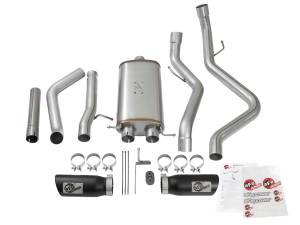 Afe - Advance Flow Engineering - 49-44071-B | AFE Power MACH Force-Xp 3 IN 409 Stainless Steel Cat-Back Exhaust System w/Black Tip (2009-2018 Silverado, Sierra 1500 V6-4.3/V8-4.8/5.3L) - Image 2