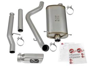 Afe - Advance Flow Engineering - 49-44072-P | AFE Power MACH Force-Xp 3 IN 409 Stainless Steel Cat-Back Exhaust System w/Polished Tip (2009-2019 Silverado, Sierra 1500 V6-4.3/V8-4.8/5.3L) - Image 2