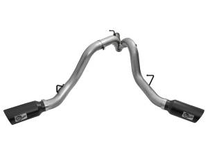 Afe - Advance Flow Engineering - 49-44080-B | AFE Power Large Bore-HD 4 IN 409 Stainless Steel DPF-Back Exhaust System w/Black Tip (2016-2016 Silverado, Sierra 2500 HD, 3500 HD V8-6.6L td) - Image 3