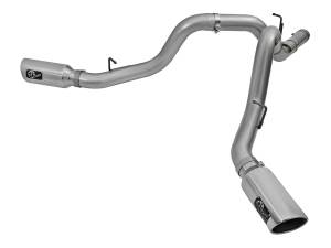 Afe - Advance Flow Engineering - 49-44080-P | AFE Power Large Bore-HD 4 IN 409 Stainless Steel DPF-Back Exhaust System w/Polished Tip (2016-2016 Silverado, Sierra 2500 HD, 3500 HD V8-6.6L td) - Image 3