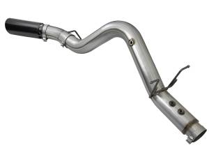 Afe - Advance Flow Engineering - 49-44085-B | AFE Power Large Bore-HD 4 IN 409 Stainless Steel DPF-Back Exhaust System w/Black Tip (2017-2019 Silverado, Sierra 2500 HD, 3500 HD V8-6.6L td) - Image 3