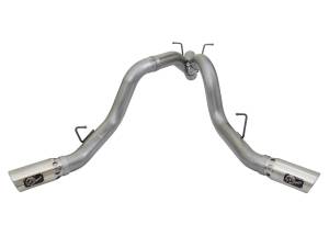 Afe - Advance Flow Engineering - 49-44086-P | AFE Power Large Bore-HD 4 IN 409 Stainless Steel DPF-Back Exhaust w/Dual Polished Tips (2017-2019 Silverado, Sierra 2500 HD, 3500 HD V8-6.6L td) - Image 3