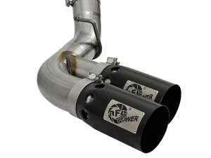 Afe - Advance Flow Engineering - 49-44089-B | AFE Power Rebel XD Series 4 IN 409 Stainless Steel DPF-Back Exhaust w/Dual Black Tips (2017-2019 Silverado, Sierra 2500 HD, 3500 HD V8-6.6L td) - Image 6
