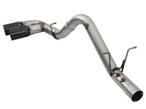 Afe - Advance Flow Engineering - 49-44089-B | AFE Power Rebel XD Series 4 IN 409 Stainless Steel DPF-Back Exhaust w/Dual Black Tips (2017-2019 Silverado, Sierra 2500 HD, 3500 HD V8-6.6L td) - Image 4