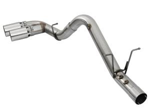 Afe - Advance Flow Engineering - 49-44089-P | AFE Power Rebel XD Series 4 IN 409 Stainless Steel DPF-Back Exhaust w/Dual Polished Tips (2017-2019 Silverado, Sierra 2500 HD, 3500 HD V8-6.6L td) - Image 2