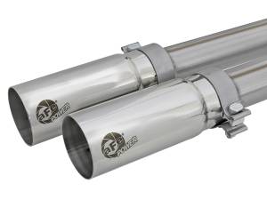 Afe - Advance Flow Engineering - 49-44098-P | AFE Power Rebel Series 3 IN to 2-1/2 IN 409 Stainless Steel Cat-Back Exhaust w/ Polish Tip (2009-2019 Silverado, Sierra 1500 V6-4.3/V8-4.8/5.3L) - Image 4