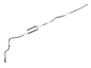 Afe - Advance Flow Engineering - 49-44108-P | AFE Power Apollo GT Series 3 IN 409 Stainless Steel Cat-Back Exhaust System w/ Polish Tip (2019-2024 Silverado, Sierra 1500 L4-2.7L t) - Image 2