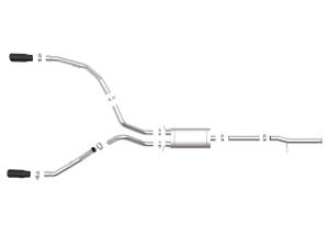 Afe - Advance Flow Engineering - 49-44111-B | AFE Power Apollo GT Series 3 IN 409 Stainless Steel Cat-Back Exhaust System w/ Black Tip (2009-2018 Silverado, Sierra 1500 V6-4.3/V8-4.8/5.3L) - Image 2