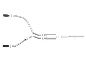 Afe - Advance Flow Engineering - 49-44112-B | AFE Power Apollo GT Series 3 IN 409 Stainless Steel Cat-Back Exhaust System w/ Black Tip (2009-2019 Silverado, Sierra 1500 V6-4.3/V8-4.8/5.3L) - Image 2