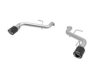 Afe - Advance Flow Engineering - 49-44118-C | AFE Power MACH Force-Xp 2-1/2 IN 409 Stainless Steel Axle-Back Exhaust System Carbon Fiber (2016-2024 Camaro SS V8-6.2L) - Image 1